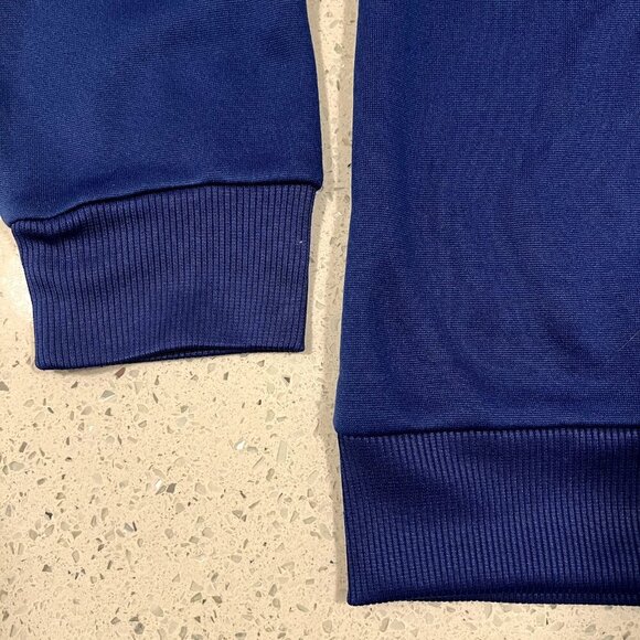Bud Light Embossed Blue Sweatshirt 100% Polyester Mens MED SUPER SOFT - Picture 2 of 6